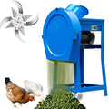 HLGKBY Gemüsehobel, 2500 W, 500 kg, Blau, Grasbrecher, schneidender Grashäcksler, Tierfuttermühle, 4000 U/min Hochleistungs-Tierfuttermühle