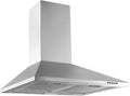 respekta Dunstabzugshaube, 60 cm, 64 dB, Silber, / Wandhaube / Edelstahlgehäuse / Abluft