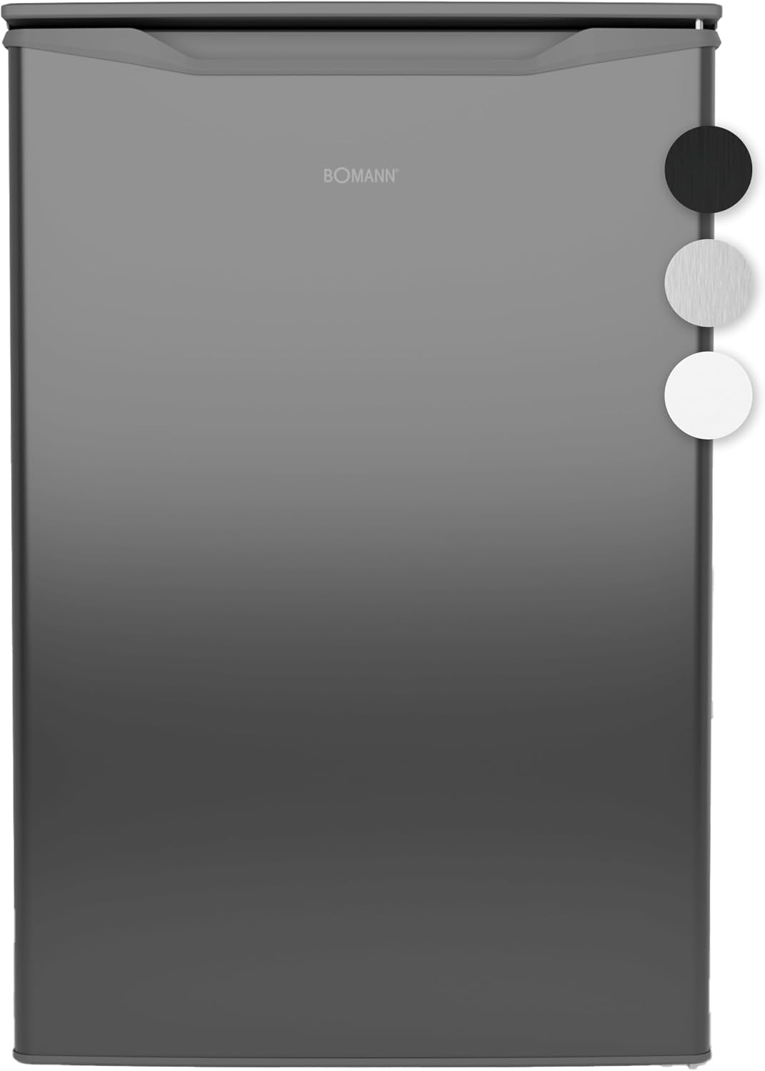 Bomann Gefrierschrank, 87 L, Schwarz/Silber/Weiß, energieeffizient, leise & klein, ≤ -18 °C, stufenlos regelbar