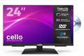 Cello Fernseher, Schwarz, C2426TZF 24' Smart LED TV/DVD mit Tizen OS von Samsung, Gaming Hub, Pitch Perfect Lautsprecher