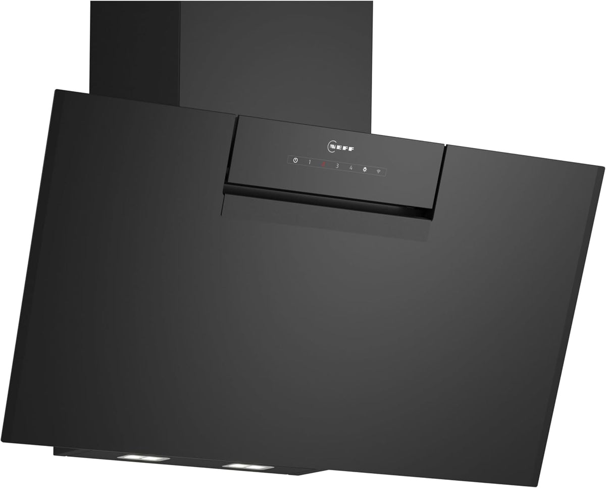 bsh hausgeräte gmbh Dunstabzugshaube, 80 cm, Schwarz, NEFF D85IFN1S0, N 50, Smarte Wandesse, zur Wandmontage, breit