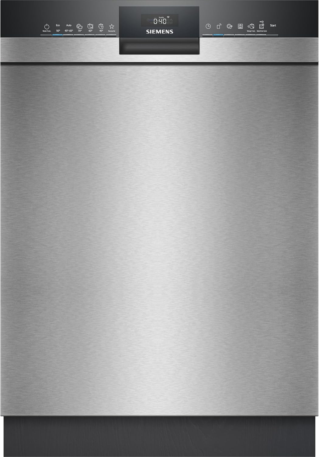 SIEMENS Geschirrspüler, 60 cm, Edelstahl, SN45YS00AE, iQ500 Smarter Unterbau, breit, Made in Germany Besteckkorb