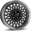 Borbet Felgen, Schwarz/Silber, 5BRP