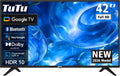 TuTu Fernseher, 42 Zoll, 107 cm, Schwarz, Smart TV, TUG42FD1 , Full HD Smart TV mit Bluetooth
