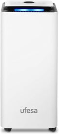 Ufesa Luftentfeuchter, 420 W, 4 L, Weiß, DH5020- Tragbarer, Wassertank, Touchpanel, Wäschetrocknungsfunktion