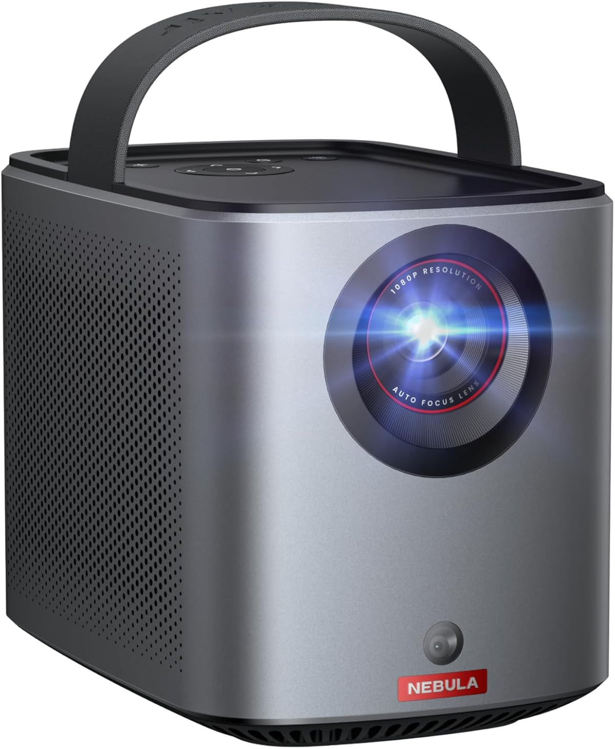 Nebula Beamer, Schwarz, by Anker Mars 3 Air Mini, WLAN Projektor, 1080p mit Google TV