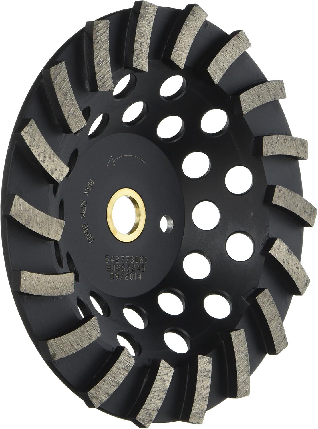 Husqvarna Diamant-Trennscheiben, Schwarz/Grau, Construction Products 542773081, 8 x 7/8 bis 5/8 B