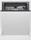 Beko Geschirrspüler, 60 cm, Weiß, BDIN36541P, einbau und vollintegriert, für 15 Maßgedecke, 6 Programme, 5 Zusatzfunktionen