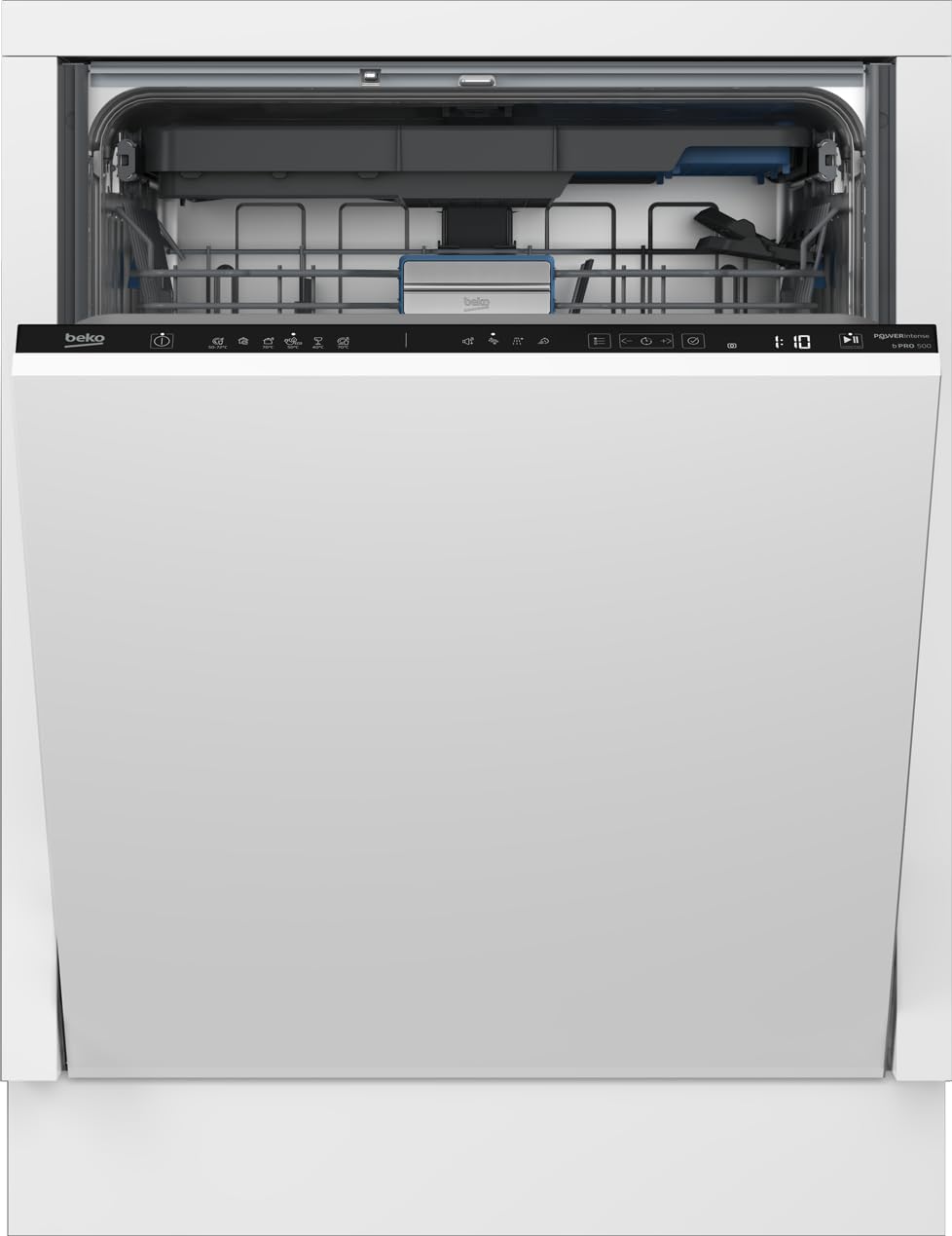 Beko Geschirrspüler, 60 cm, Weiß, BDIN36541P, einbau und vollintegriert, für 15 Maßgedecke, 6 Programme, 5 Zusatzfunktionen