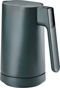 Jacob Jensen Wasserkocher, 1,2 Liter, Grün, Elektrischer mit Temperatureinstellung von 70°C bis 100°C, Warmhaltefunktion