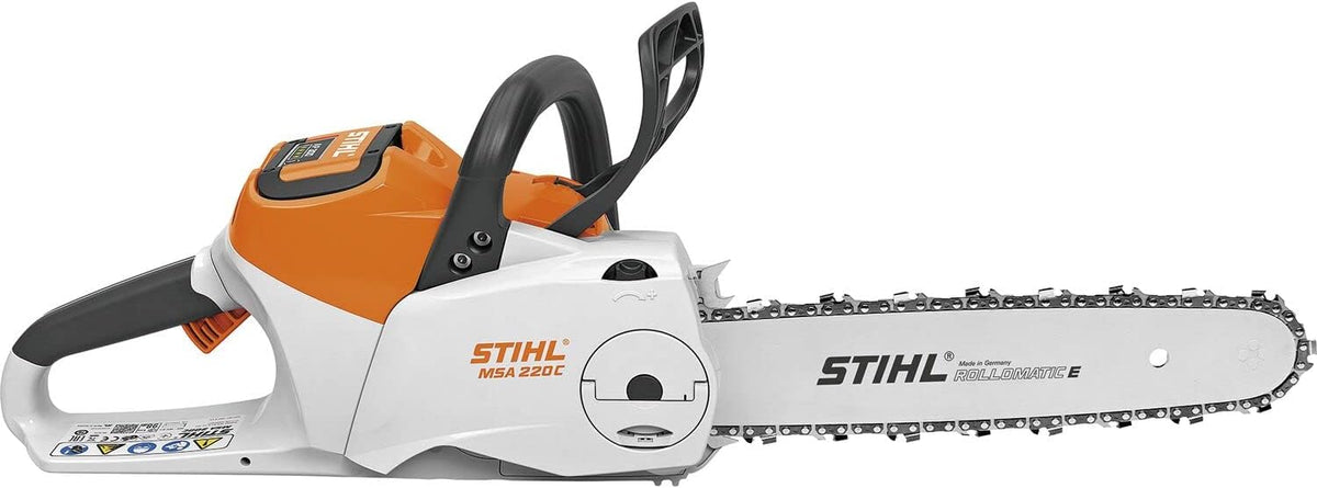 Stihl Kettensäge, 40 cm, Orange/Weiß, Akku- MSA 220 C-B Schwert 36 Volt