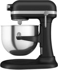 KitchenAid K400 Artisan Standmixer, 6,6 L, Schwarz/Silber, mit Ausziehschüssel