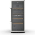 Corbero Weinkühlschrank, 45 dB, 200 L, Schwarz/Silber, Corberó CFKWC91SWDZ, 91 Flaschen, statisch mit Ventilator