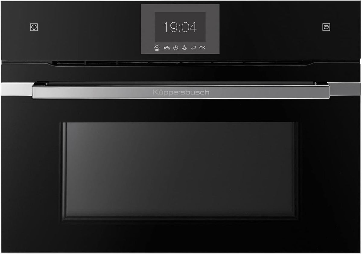 Küppersbusch Backofen, Schwarz/Silber, CBD6550.0SE3 K-Series. 5 Dampf Schwarz/Silver Chrome