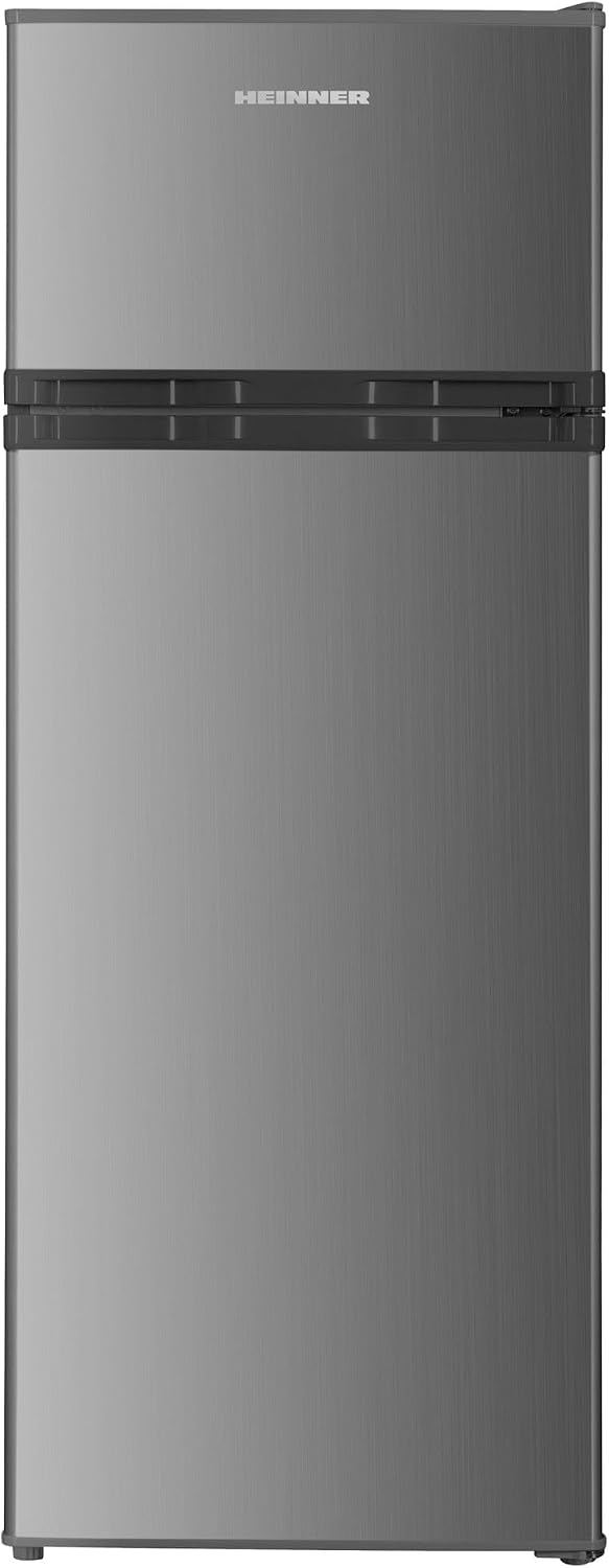 HF Kühlschrank, 206 L, Silber, H2206XE++ Doppeltür-, Nutzinhalt, Energieeffizienzklasse E, LED-Innenbeleuchtung