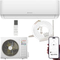 HANTECH Split-Klimaanlage, 35m, weiß, Split Klimaanlage 9000 BTU (bis ²) H-PRO Heiz-&Kühlfunktion, Luftfilter, WIFI