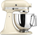 KitchenAid Artisan Küchenmaschine Mit Kippbarem Motorkopf 4,7 l – By You Universalküchenmaschinen, 4.8 L, Creme/Silber
