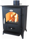 Nana IF Kaminofen, 7.5 kW, Schwarz, Verso 1: Kompakter Holzofen, Heizofen - Effiziente, Leistungsstarke Heizungslösung