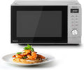Panasonic Mikrowelle, 1000 W, 29 l, Silber, NN-SD36QSEPG Solo-, automatisches Auftauen, 11 automatische Programme