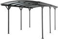 HORI Carports, Anthrazit, Carport Aluminium/, witterungsbeständiger Auto Unterstand, Moderne Garagenüberdachung für den Außenbereich