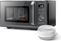 TOSHIBA Mikrowelle, 900 W, 26 L, Grau, MW3-AC26SFI(MG) mit Grill und Heißluft 6-in-1 nherd mit, Chef Defrost, Konvektion