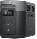 EF ECOFLOW Powerstation, 2048 Wh, 3000 W, Grau/Schwarz, Solargenerator, DELTA 2 Max tragbare, erweiterbar 2-6 kWh