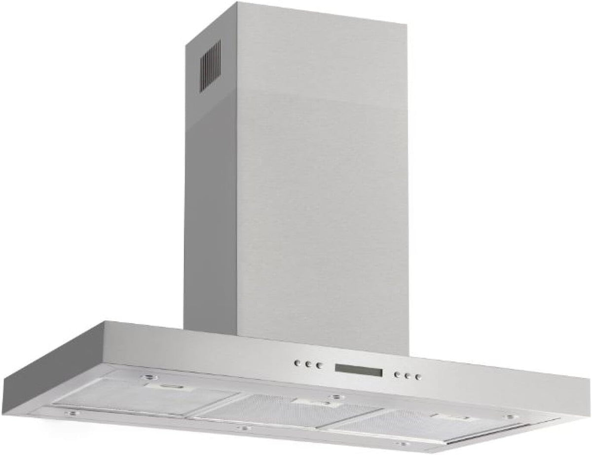 IH Dunstabzugshaube, 90 cm, Silber, 694 610 E Inselhaube, T-Line, Edelstahl, max. Gebläse