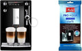 Melitta Kaffeevollautomat, Schwarz, Caffeo Solo & Perfect Milk E957-101 Schlanker mit, & 192830 Filterpatrone für en