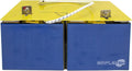 SIMPLETEK Deep-Cycle-Batterien, 19,2 V, 100 Ah, Blau/Gelb, Batteriepack mit 12 Zellen für Photovoltaik-Wechselrichter
