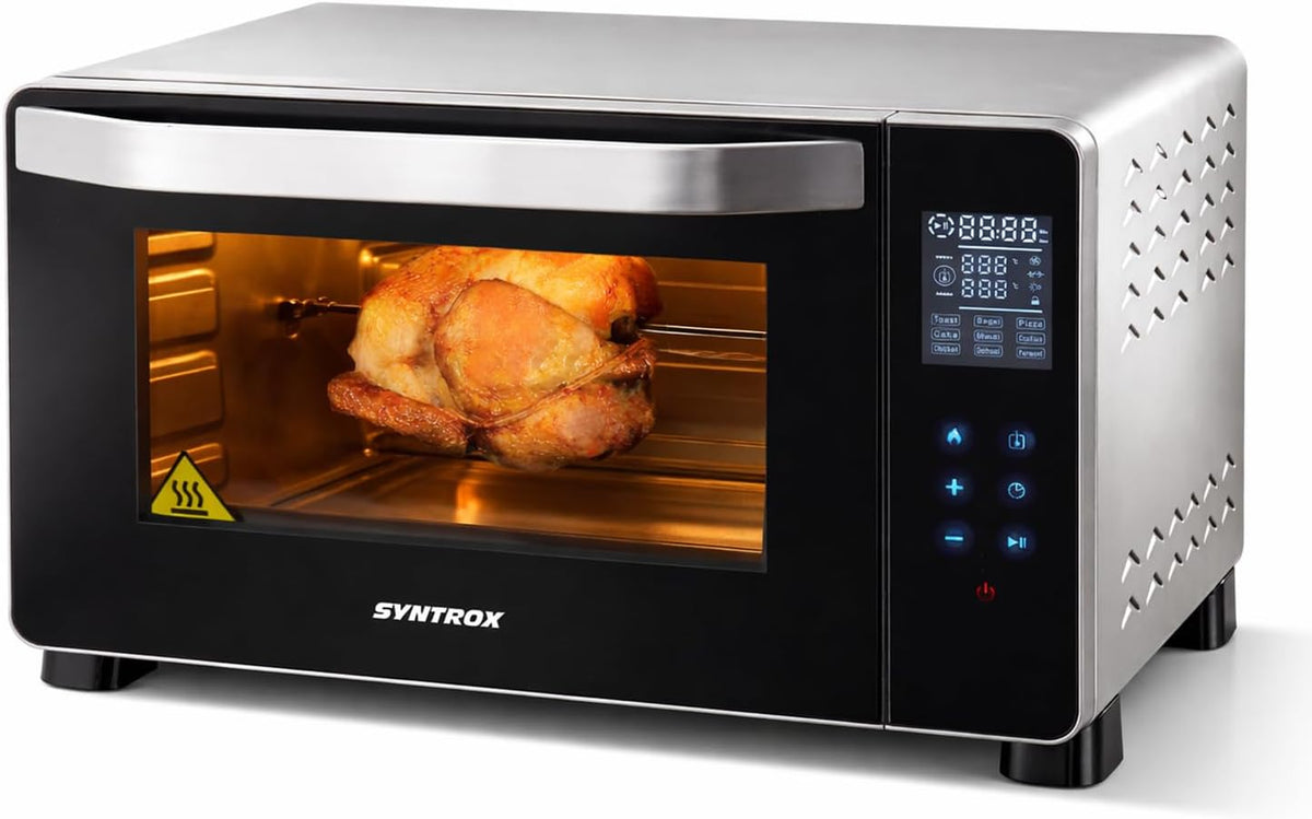 Syntrox Backofen, 45 l, Schwarz/Silber, Germany Kleiner Mini Montox