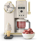 Ninja Eismaschine, Beige/Gold, CREAMi Scoop & Swirl mit 2 Behältern, 13 Funktionen, für Eiscreme, Softeis, Gelato