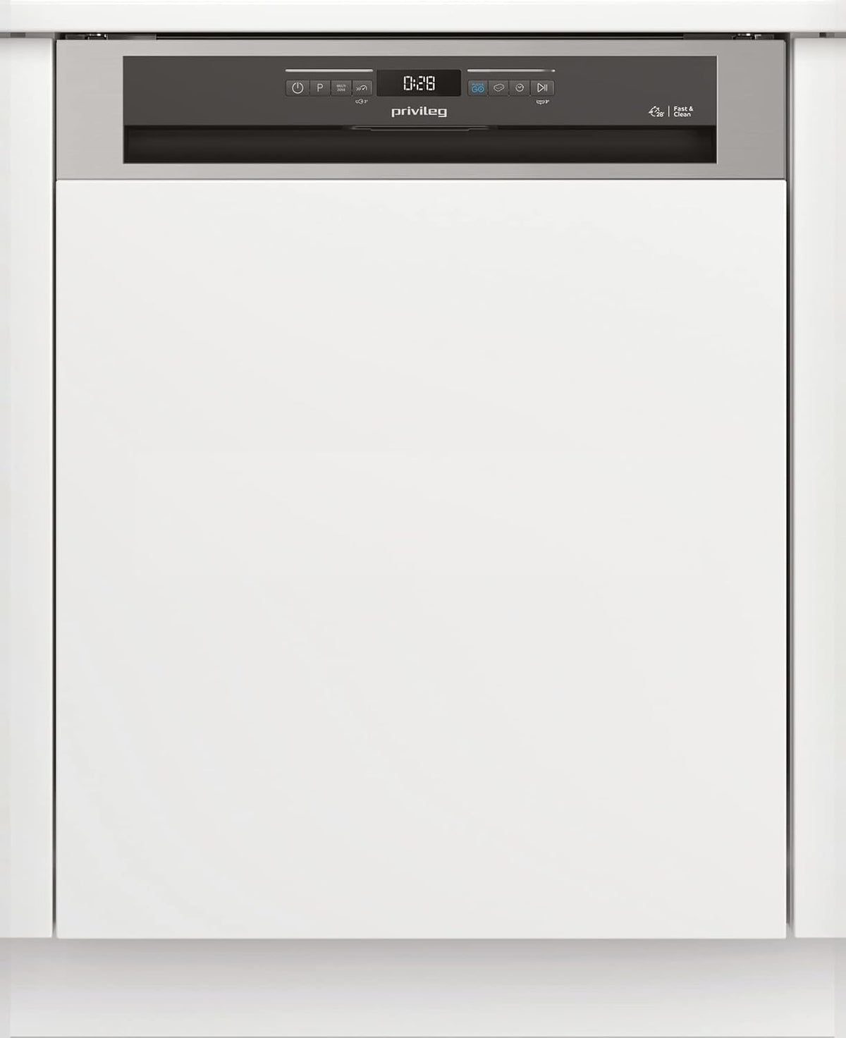 Privileg Geschirrspüler, 60 cm, 41 dB, Silber, RBO 3T131 A F X Integrierbarer / / /Fast&Clean 28' / Auto