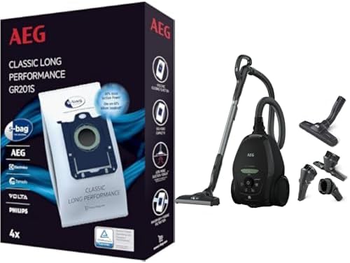 AEG Staubsauger, Schwarz, VX82-1-ÖKO / 75% Recyclingmaterial/autom