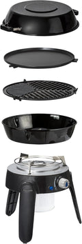 Cadac Gasgrill, Schwarz, Safari Chef 30 HP - Stahl - Alumimium - Kunststoff - Gas