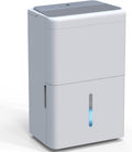 Newentor Luftentfeuchter, 40 dB, 245m, 30 L, 90m, Weiß/Grau, Raumentfeuchter Elektrisch Leise, Entfeuchter Elektrisch Keller bis zu ³/ ²