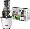 kuvings Mastizier-Entsafter mit einer Schnecke, Weiß/Schwarz, REVO830, Slow Juicer, Doppelte Einfüllöffnung, automatisches Schneidesystem