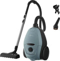 Electrolux Staubsauger, 64 dB, 3,5 l, 12 m, Hellblau/Schwarz, Ultra Silencer Plus mit Beutel, EUSP-2MB4B, leise