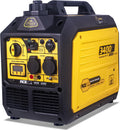 Aceup Energy Powerstation, 3400 W, Schwarz/Gelb, Inverter Stromerzeuger, Benzin Stromgenerator Notstromaggregat 4 Takt Motor