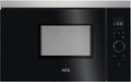 AEG mfb295db 800w Mikrowelle, 59.4 cm, Schwarz/Edelstahl, MBB1756SEM (Einbau)// /Einbaufähiges ngerät/Bedienung über