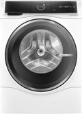 Bosch Waschtrockner, 9 kg, 6 kg, Weiß/Schwarz, WNC244070, Serie 8, waschen und trocknen, 1400 UpM, Fleckenautomatik