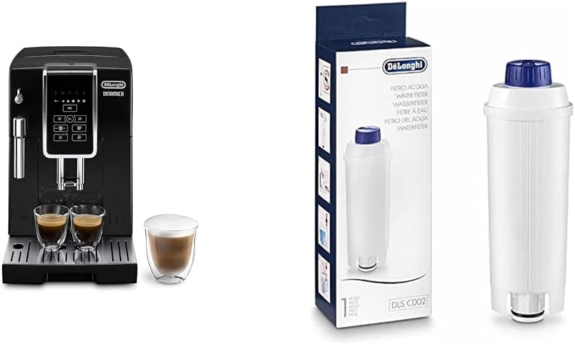 De'Longhi Kaffeevollautomat, Schwarz/Weiß, De' Dinamica ECAM 350.15.B mit Milchaufschäumdüse für, weiß