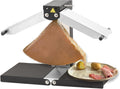 Louis Tellier Raclettes, Schwarz/Silber, Raclette-Grill 1-6 Pers., Brézière® Signature Basalte Schwarz, Langlebig & Einfach zu Reinigen