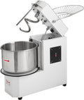 GastroHero Knet- & Rührmaschinen, 30 Liter, Weiß/Silber, Teigknetmaschine ECO 230 Volt - variabler Kopf