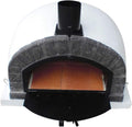 Impexfire Backofen, weiß/schwarz, Traditioneller Holz Brazza 120 inklusive Kaminrohr