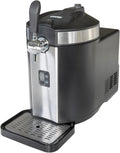 Unold Kompressor, 100 W, 220–240 V~, 50 Hz, 5l, Schwarz/Silber, 48975 Bierzapfanlage Franzl - mit, Kühlung auf 2-12°C