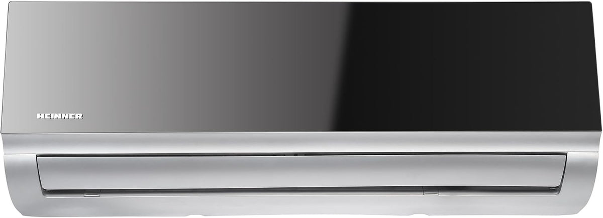 HAC Split-Klimaanlage, 23 m, Silber/Schwarz, MRB12SLWIFI Mirror, 12000 BTU, WiFi, A++ Kühlung, A+ Heizung, Follow Me