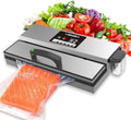 V Vesta Precision Mikrowelle, 31 cm, 475 W, 5 mm, Silber/Schwarz, Vac'n Seal Pro Professionelles Vakuumiergerät zum Verpacken