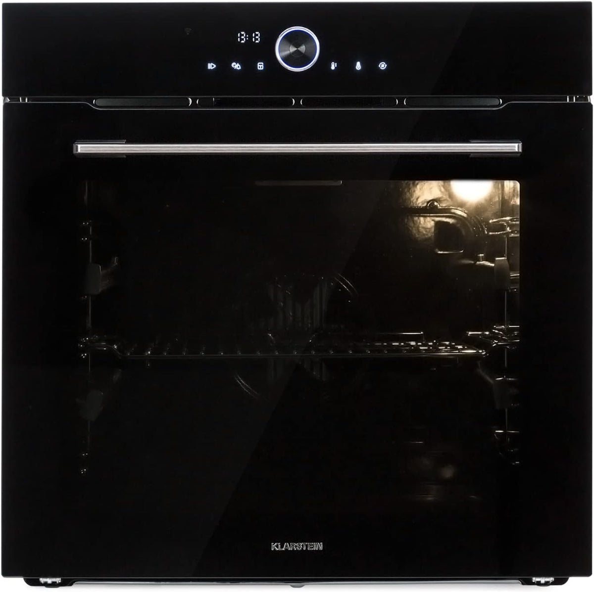 Klarstein Backofen, 73 L, Schwarz, Einbau- mit 11 Modi, Einbaugerät mit Stecker, Einbau Auftau & Grill-Funktion