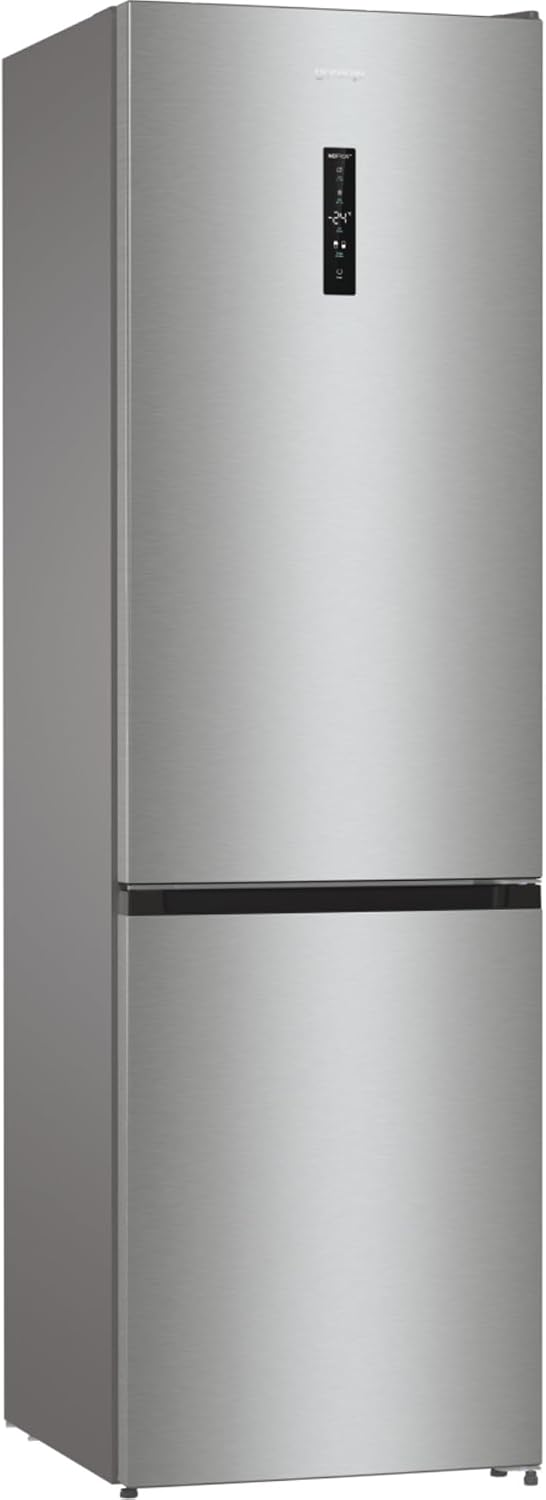 Gorenje Kühl-Gefrierkombination, 361 Liter, Silber, Edelstahl, NoFrost Plus, AdaptTech, XtremeFreeze