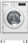 Bosch Waschmaschine, 8 kg, Weiß, WIW28443 Serie 8 Einbau Frontlader, 62 kWh pro 100 Waschzyklen, 1400 UpM, EcoSilence Drive